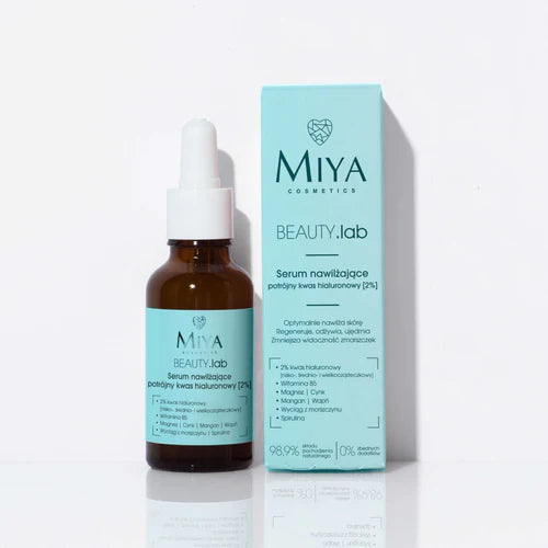 MIYA Cosmetics BEAUTY.Lab Serum Nawilżające z Potrójnym Kwasem Hialuronowym 2%