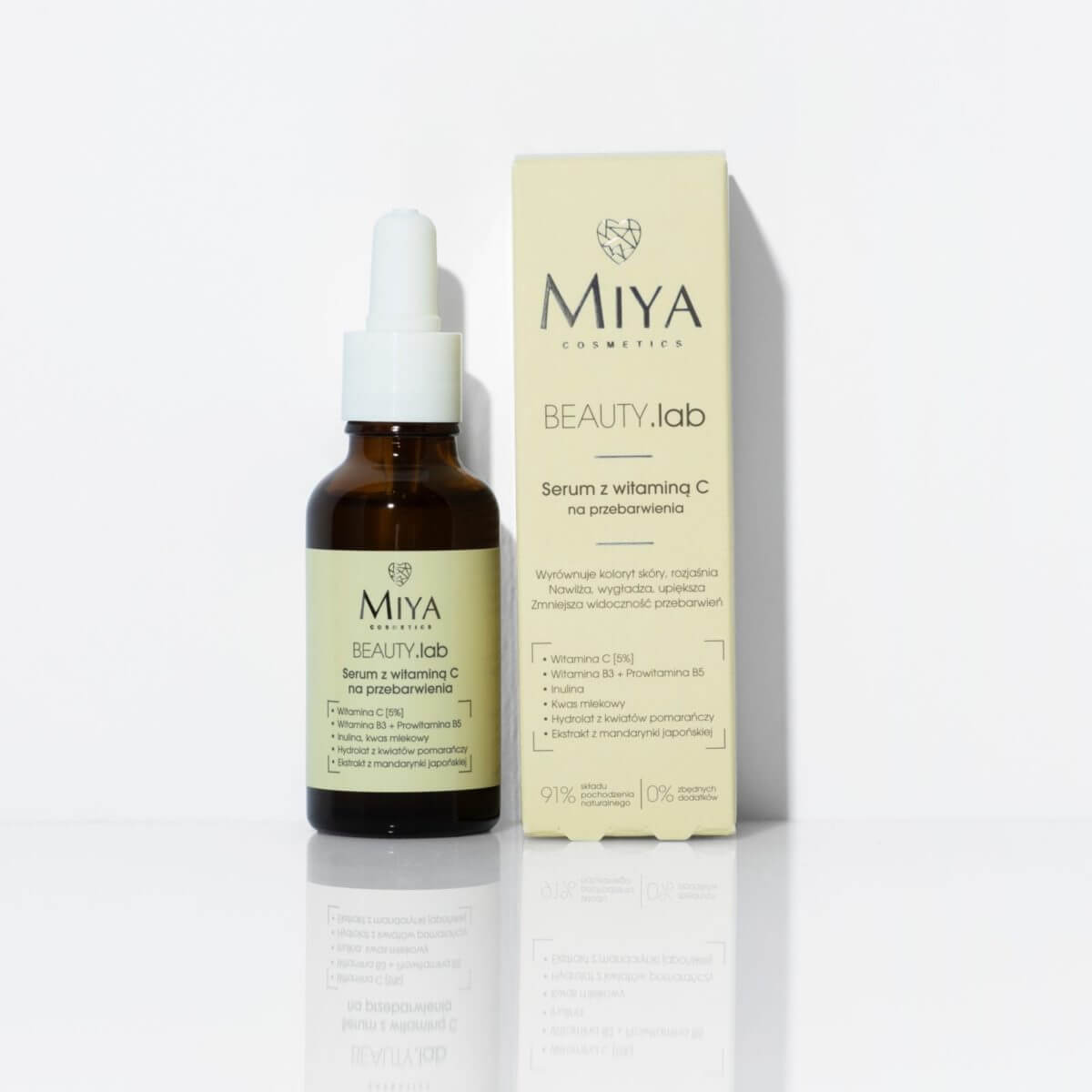 MIYA Cosmetics Serum z Witaminą C na Przebarwienia - The Straight From Nature