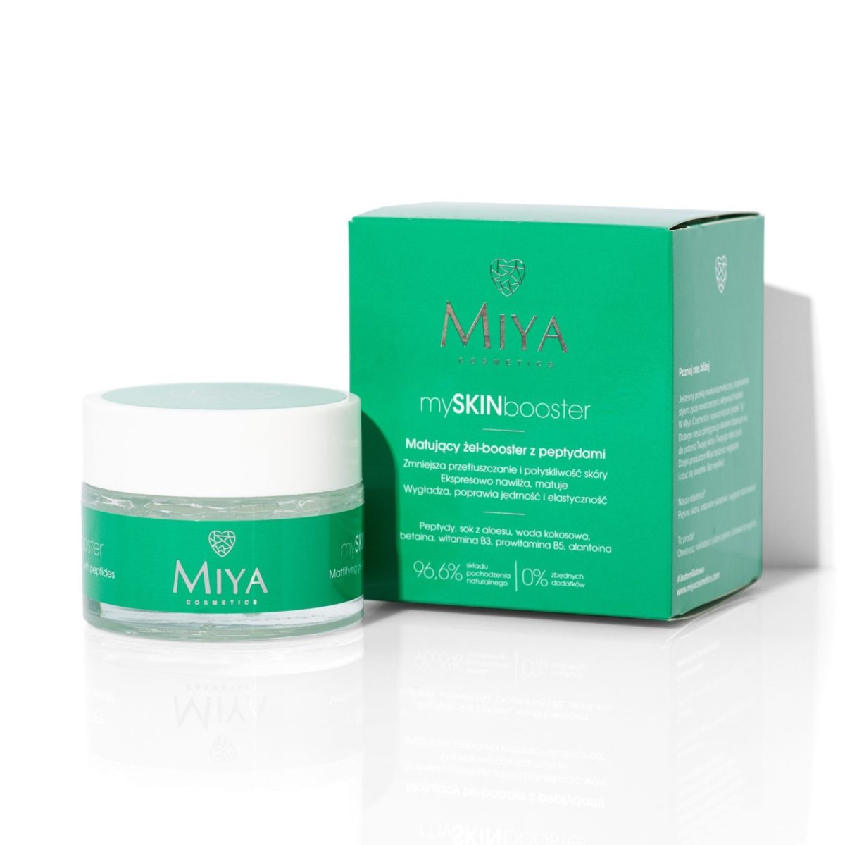 Miya Cosmetics - Matujący Żel-Booster z Peptydami - 50ml