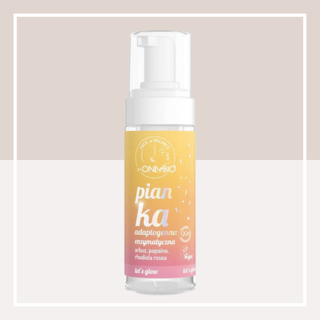 OnlyBio - Face in Balance - Pianka do Twarzy Adaptogenna Enzymatyczna - 150ml