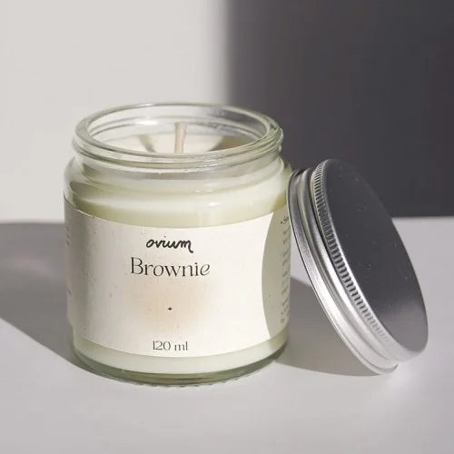Ovium - Świeca Sojowa Brownie - The Straight Ftom Nature