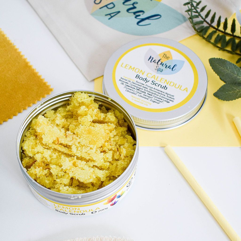 The Natural Spa Cosmetics - Lemon Calendula, Body Scrub - 200g