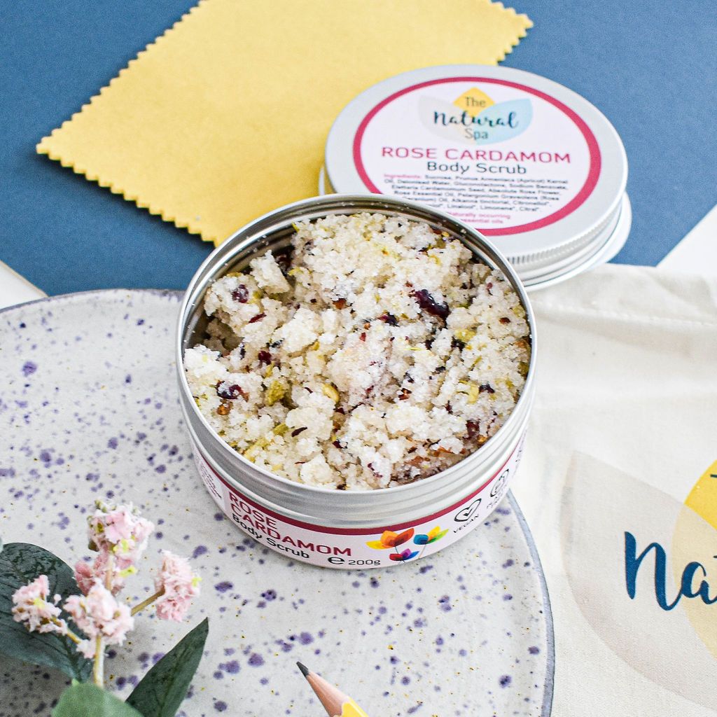 The Natural Spa Cosmetics - Rose and Cardamom Body Scrub