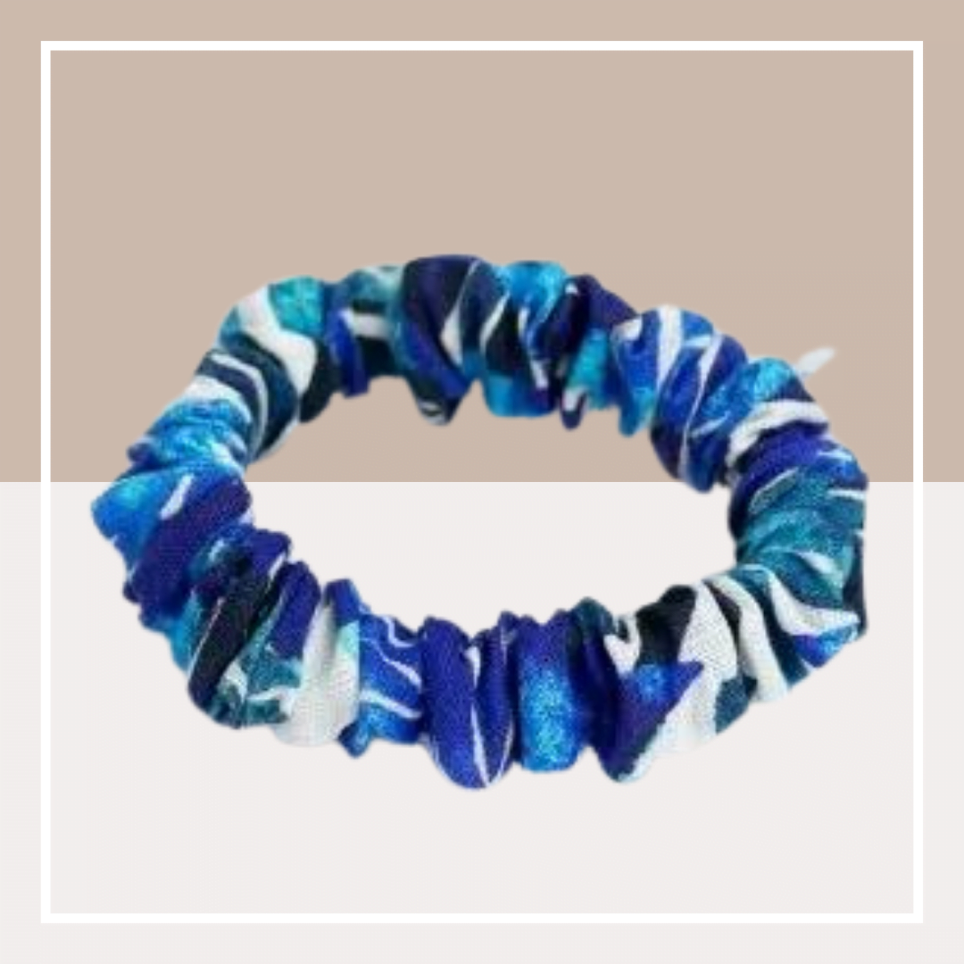 The Straight From NatureLe Lunette - Scrunchie - BlueSkinny