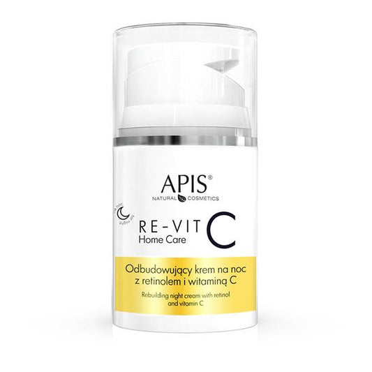 Apis Re-Vit C Home Care - Odbudowujący Krem na Noc z Witaminą C i Retinolem - 50ml