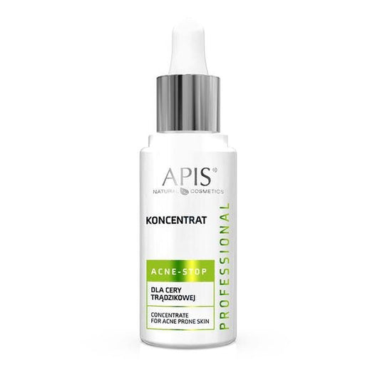 Apis Professional Acne Stop Koncentrat do Codziennej Pielęgnacji dla Cery Trądzikowej - The Straight From Nature