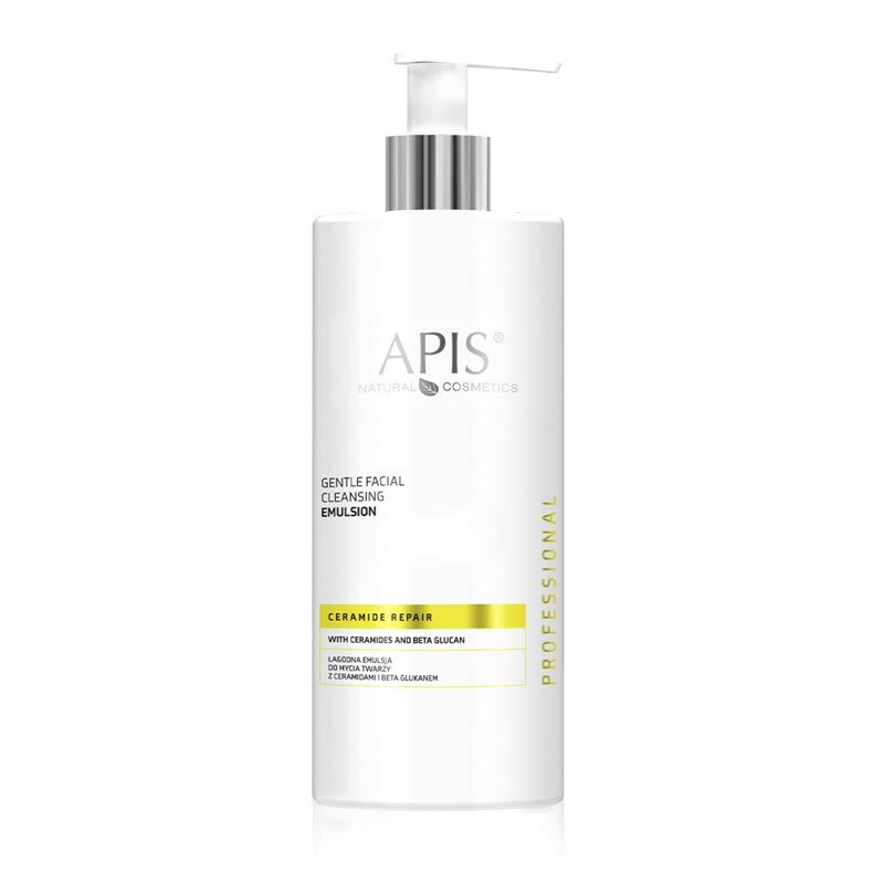 Apis Professional Ceramide Repair Łagodna Emulsja do Mycia Twarzy z Ceramidami i Beta Glukanem - The Straight From Nature
