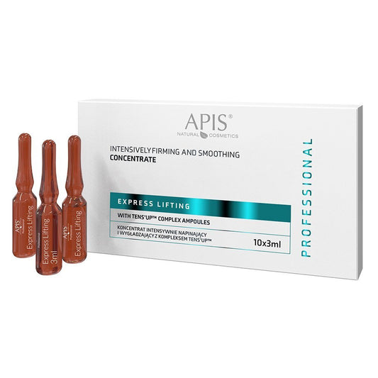 Apis Professional Express Lifting Koncentrat Intensywie Napinający z Kompleksem Tens Up™ 10x3ml - The Straight From Nature