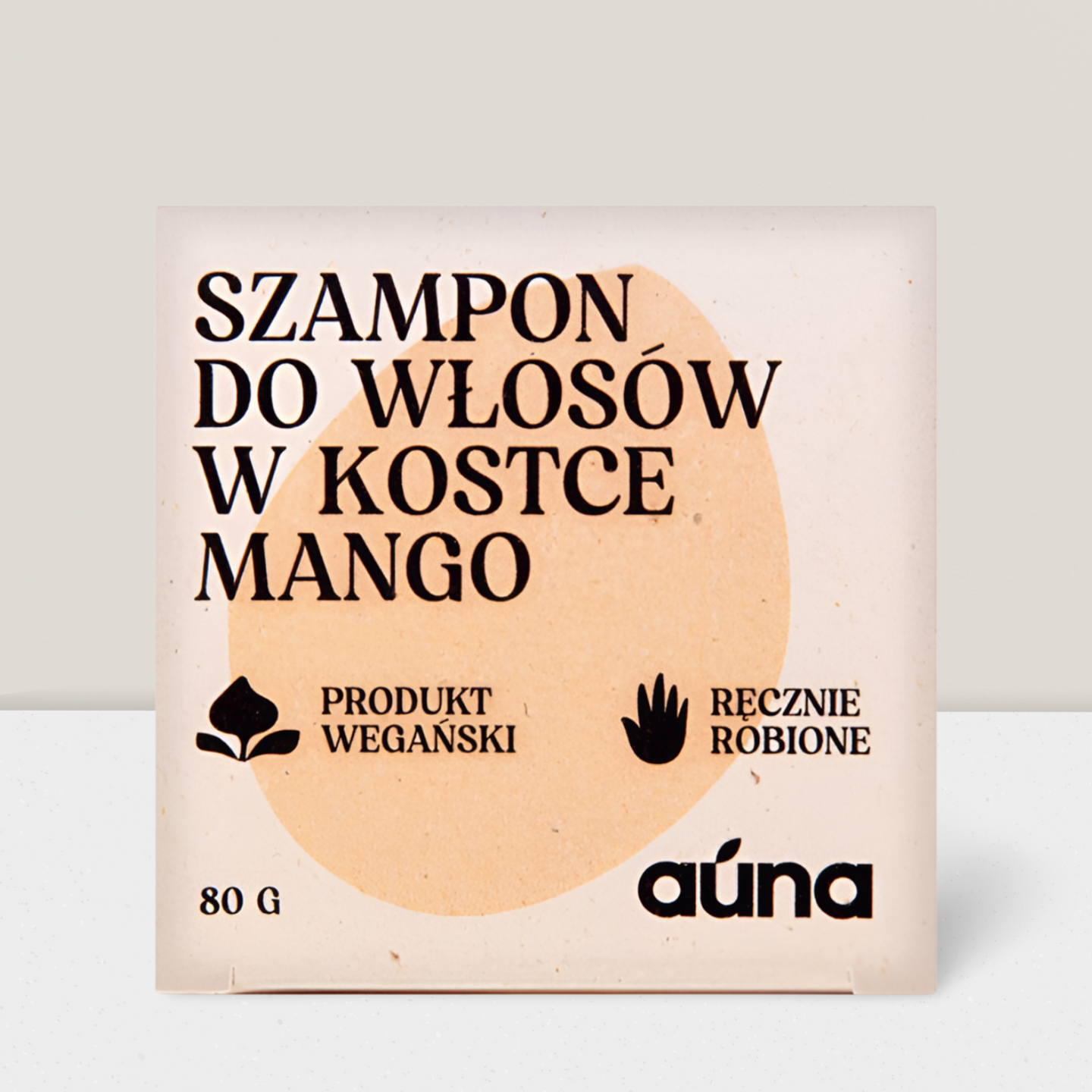 Auna Vegan - Szampon w Kostce - Mango - 80g