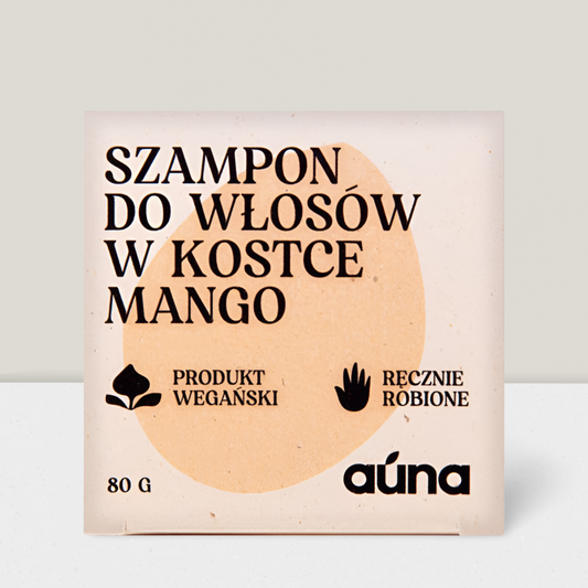 Auna Vegan - Szampon w Kostce - Mango - 80g