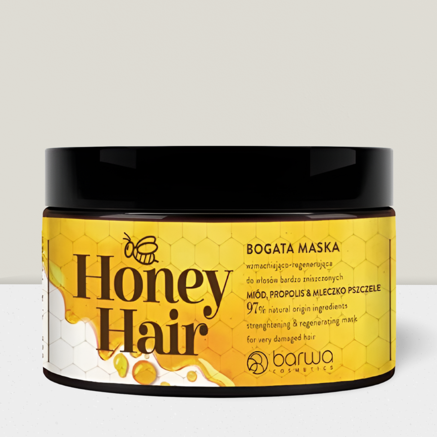 Barwa Honey Hair - Bogata Maska Regenerująca z Miodem - 220ml