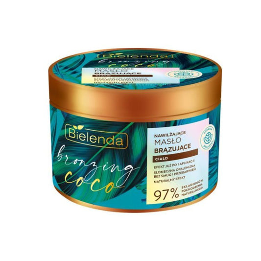 Bielenda Bronzing Coco - Nawilżające Brązujące Masło do Ciała - 200ml