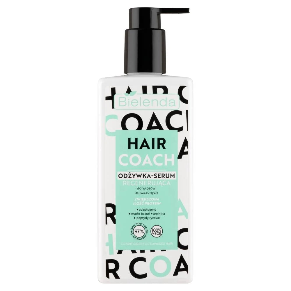 Bielenda Hair Coach - Regenerująca Odżywka-Serum do Włosów Zniszczonych - 280ml