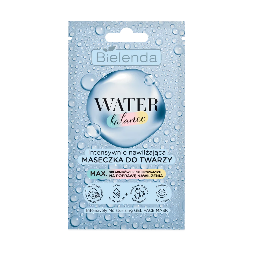 Bielenda Water Balance - Intensywnie Nawilżająca Maseczka do Twarzy - 7g