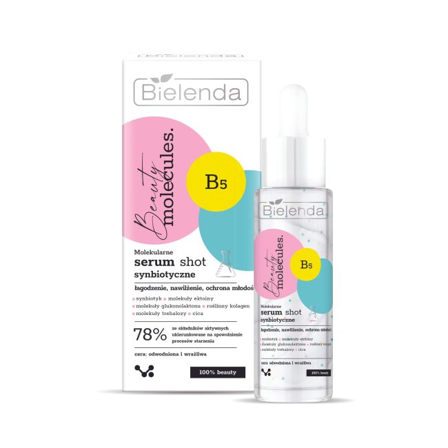 Bielenda Beauty Molecules Molekularne Synbiotyczne Serum Shot 