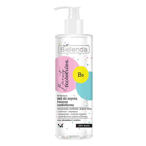 Bielenda Beauty Molecules Molekularny Synbiotyczny Żel do Mycia Twarzy 