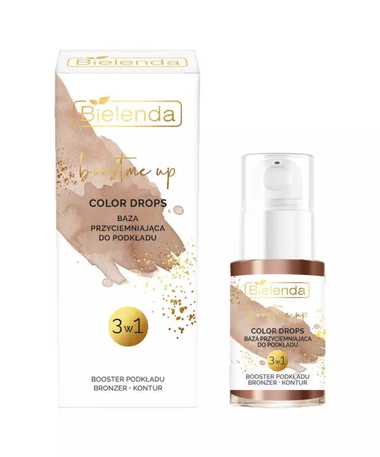 Bielenda Boost Me Up Color Drops Baza Przyciemniająca 3w1 