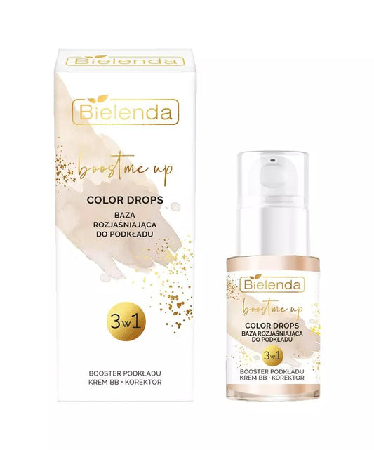 Bielenda Boost Me Up Color Drops Baza Rozjaśniająca 3w1 - The Straight From Nature