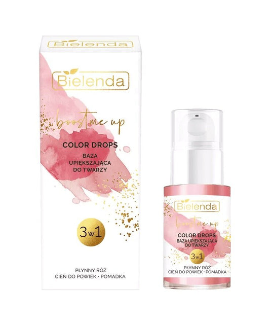 Bielenda Boost Me Up Colour Drops Baza Upiększająca do Twarzy 3w1 