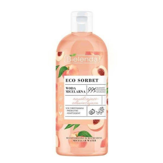 Bielenda Eco Sorbet Brzoskwinia Nawilżająca i Odświeżająca Woda Micelarna