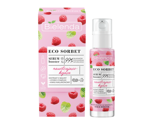 Bielenda Eco Sorbet Malina Silnie Nawilżające i Kojące Serum Booster