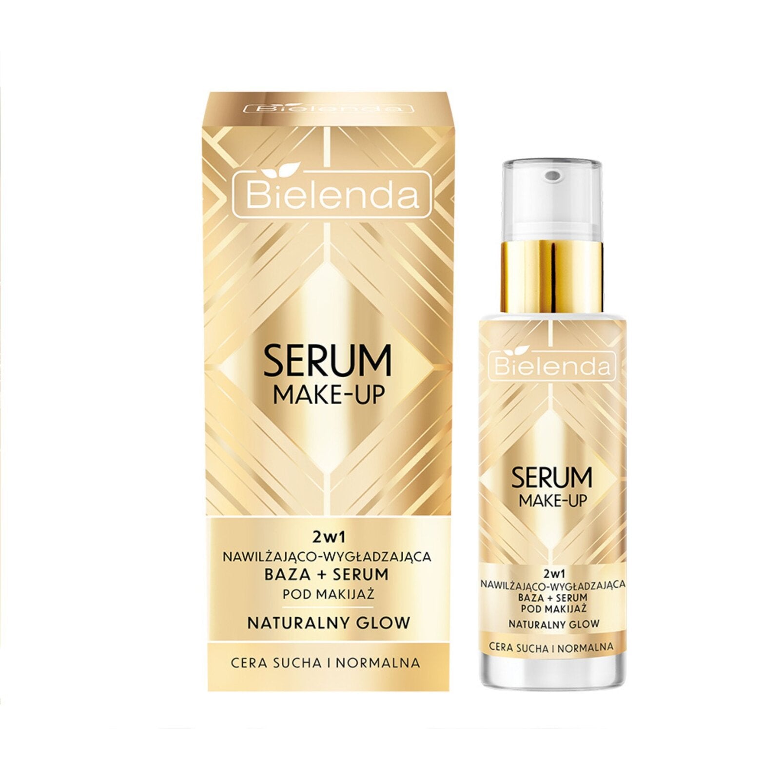 Bielenda Serum Make-Up 2w1 Nawilżająco-Wygładzająca Baza + Serum pod Makijaż 