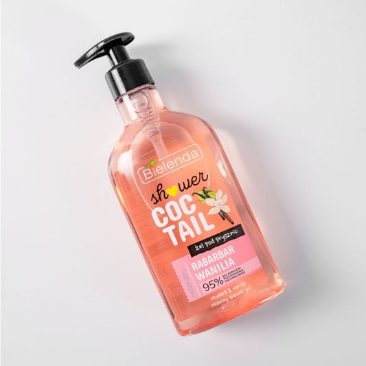 Bielenda Shower Coctail Żel pod Prysznic Relaksujący Rabarbar & Wanilia 