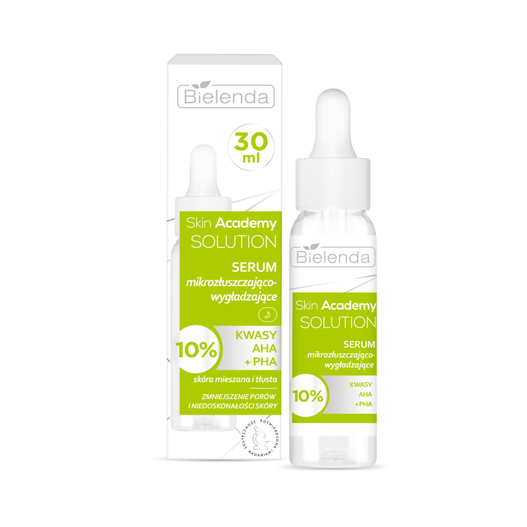 Bielenda Skin Academy Solution Serum Mikrozłuszczająco - Wygładzające 