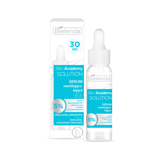 Bielenda Skin Academy Solution Serum Nawilżająco Kojące 5% z Kwasem Hialuronowym 