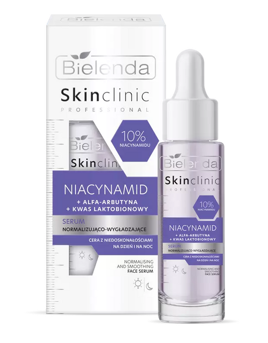 Bielenda Skin Clinic Professional Serum Normalizująco - Wygładzające - Niacynamid 