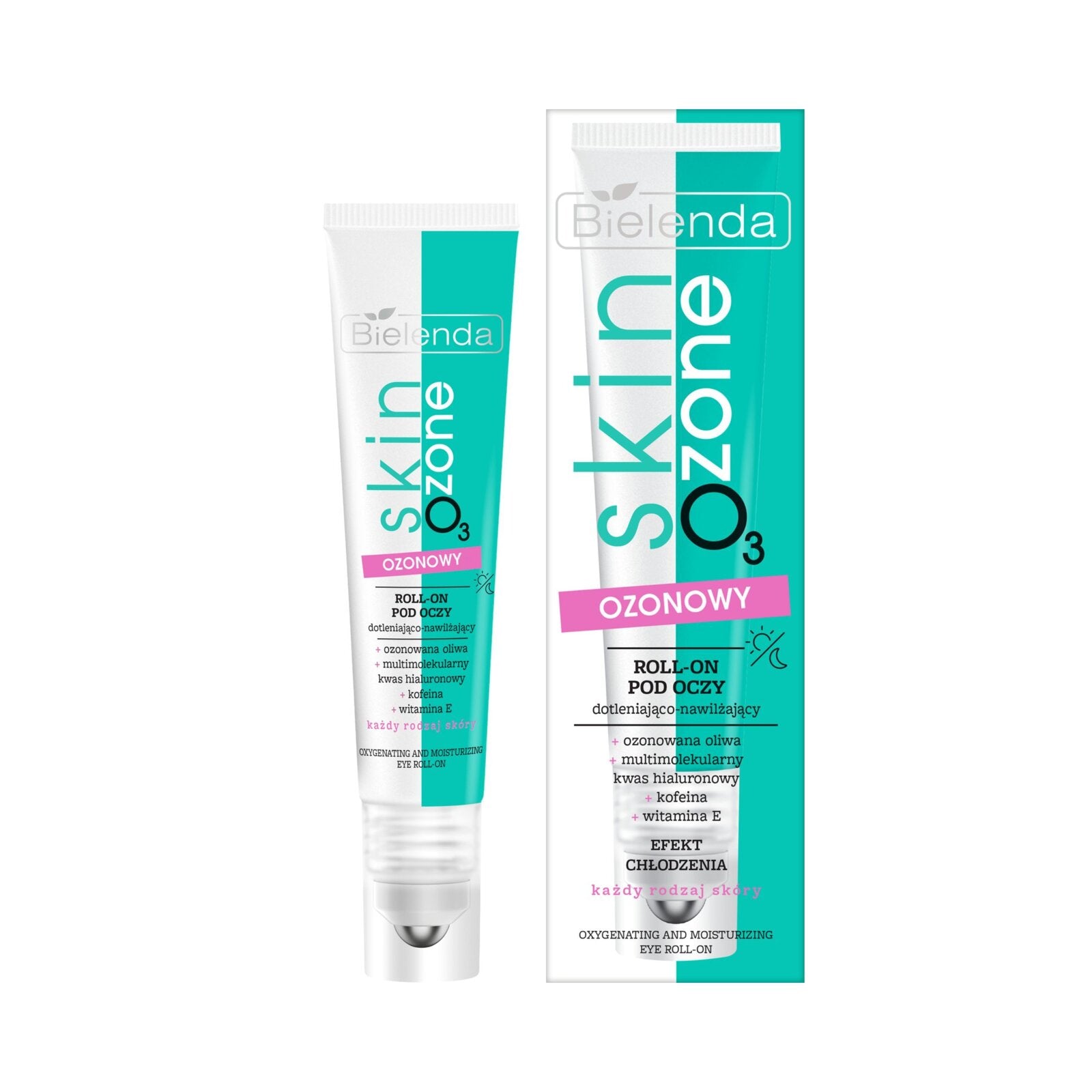 Bielenda Skin O3 Zone Ozone Dotleniająco Nawilżający Ozonowy Roll-On pod Oczy 