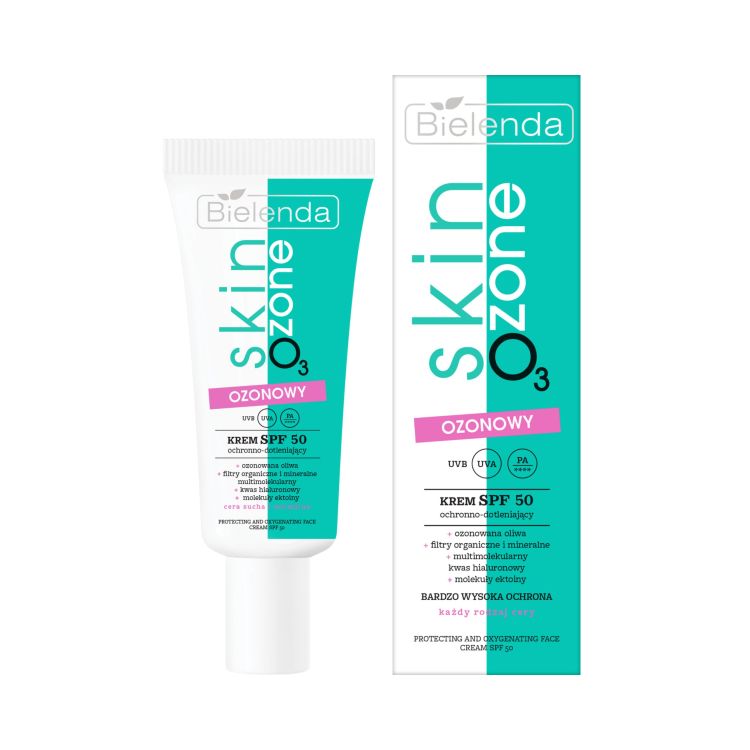 Bielenda Skin O3 Zone Ozone Ochronno Dotleniający Ozonowy Krem SPF 50 