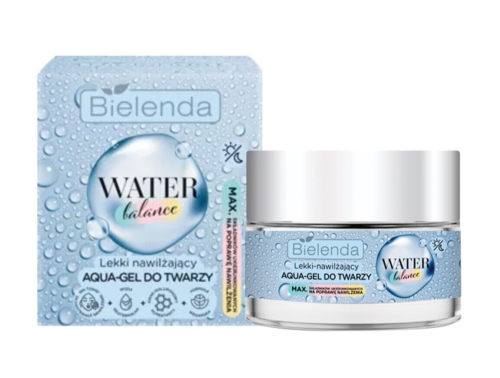 Bielenda Water Balance Lekki Nawilżający Aqua-Gel do Twarzy dla Skóry Suchej 