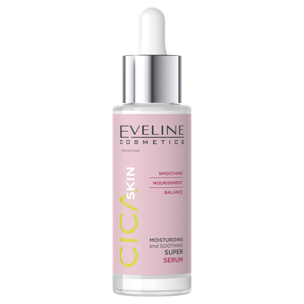 Eveline Cica Skin Super Serum Nawilżająco - Kojące dla każdego Rodzaju Skóry 30ml
