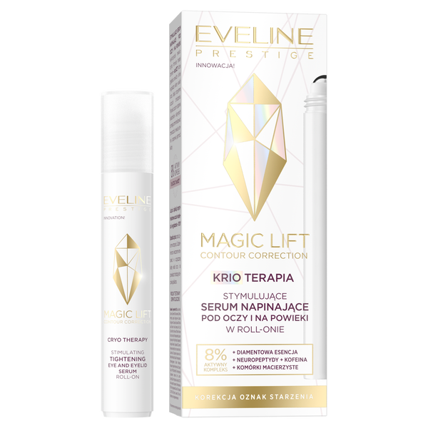 Eveline Magic Lift - Stymulujące Serum Napinające pod Oczy i na Powieki w Roll-On - 15ml