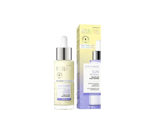 Eveline Serum Shot -  Kuracja Przeciwzmarszczkowa z 0,2% Retinolu - 30ml