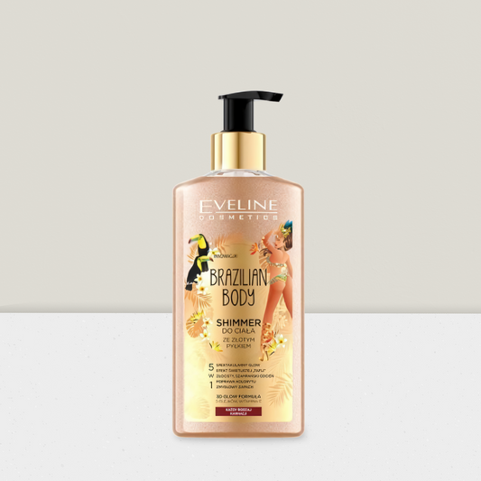 Eveline Brazilian Body Shimmer do Ciała ze Złotym Pyłem 
