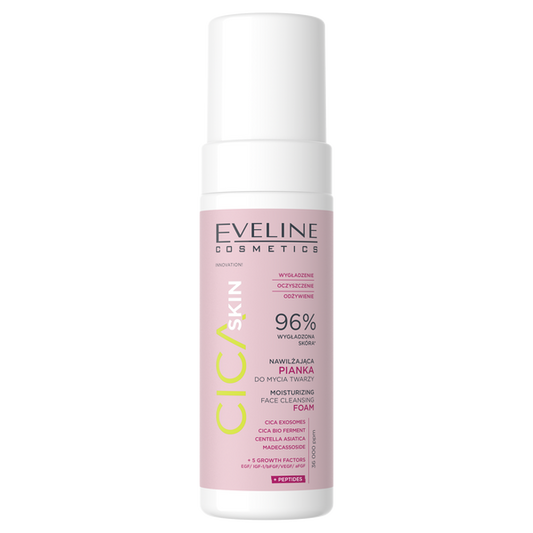Eveline Cica Skin - Nawilżająca Lekka Pianka do Mycia Twarzy - 150ml