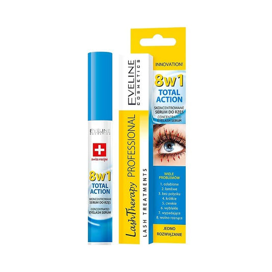 Eveline Lash Therapy Regenerująca Odżywka Serum do Rzęs 8w1 - The Straight From Nature