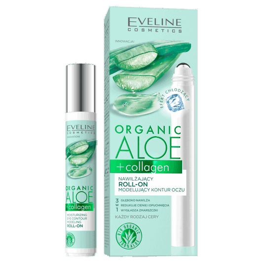 Eveline Organic Aloe Nawilżający Roll-on Modelujący Kontur Oczu 