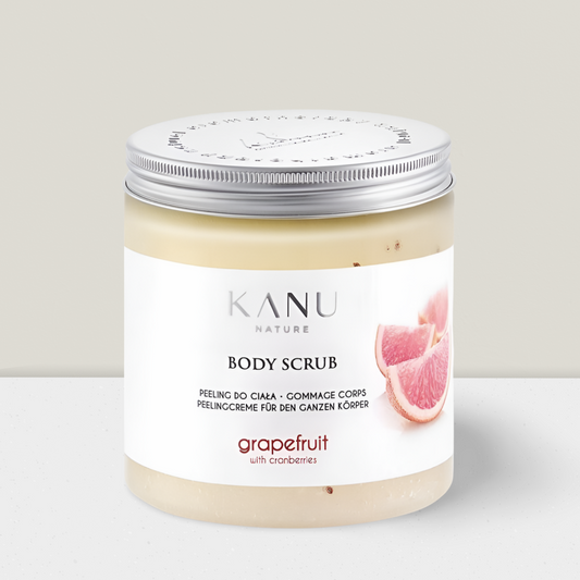 Kanu Nature - Odżywczy i Odświeżający Peeling Solny - Grejfrut z Żurawiną - 350g