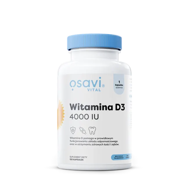 Osavi - Vitamin D3 4000IU - 120 Kapsułek