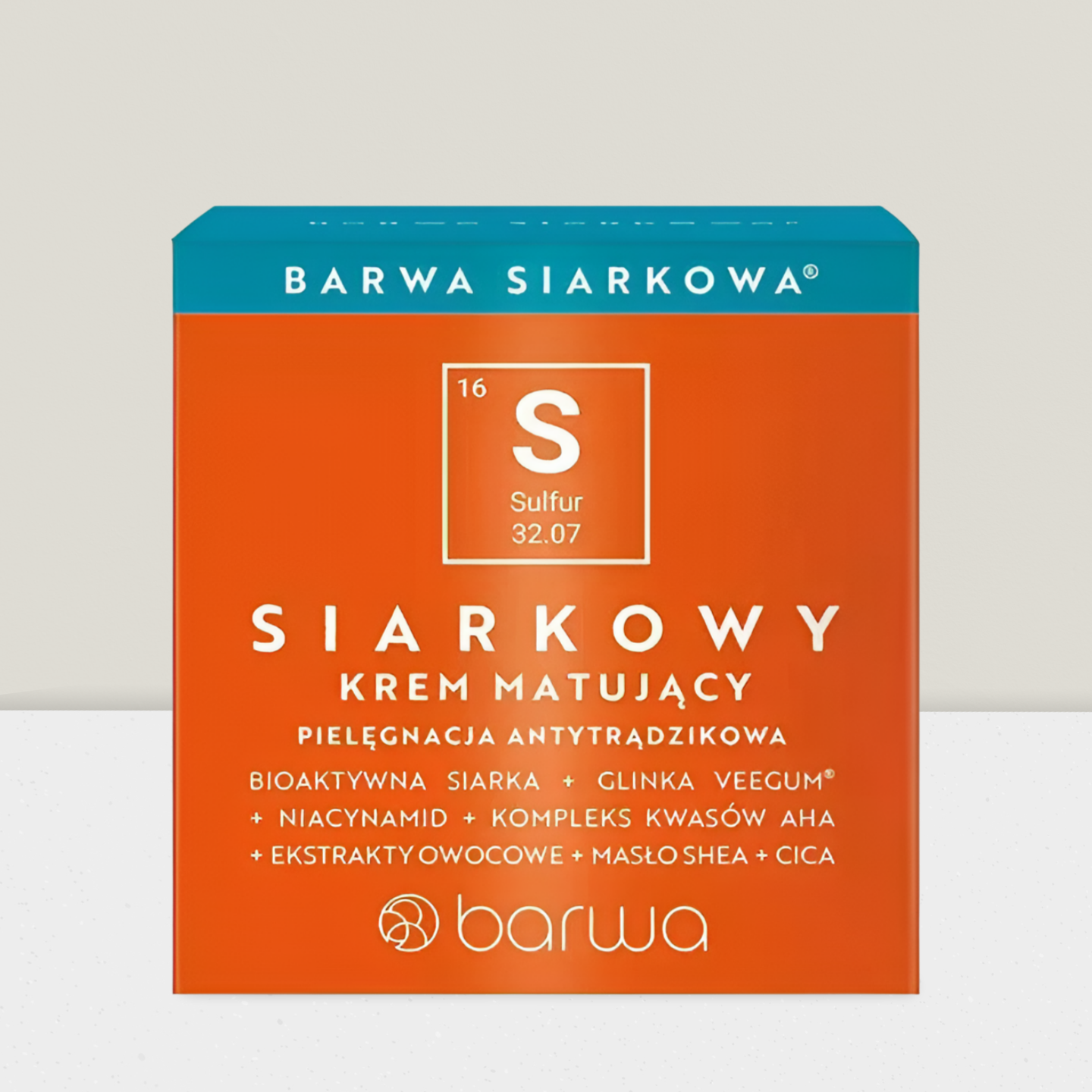 Barwa Siarkowa - Siarkowy Krem Matujący - 50ml