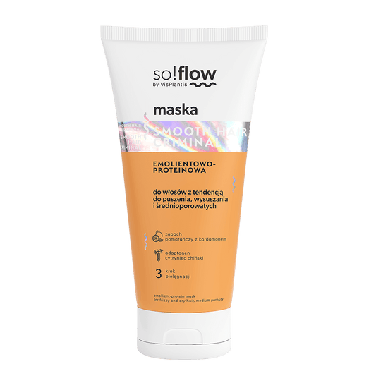 So!Flow - Maska Emolientowo-Proteinowa do Włosów z Tendencją do Puszenia - 200ml