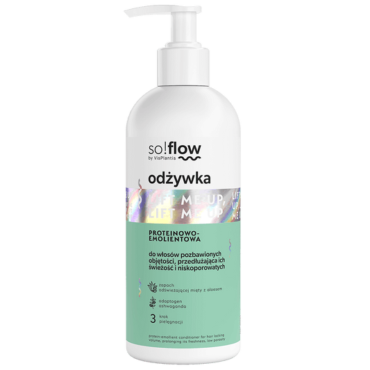 So!Flow - Odżywka Proteinowo-Emolientowa Włosów Pozbawionych Objętości - 300ml