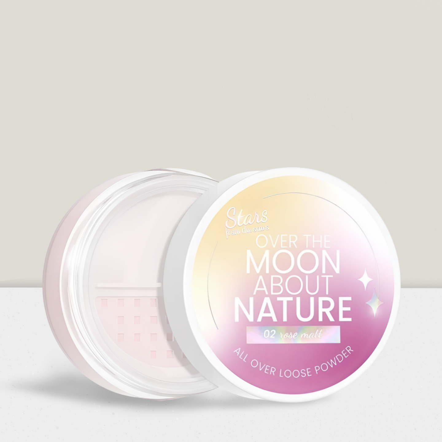 Stars From the Stars - Over the Moon About Nature - Naturalny Puder Sypki do Twarzy i Oczu Nr 02 Rosy Matt - 10g