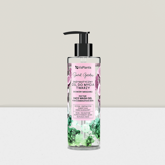 Vis Plantis Secret Garden - Enzymatyczny Żel do Mycia Twarzy - Skóra Mieszana - 200ml