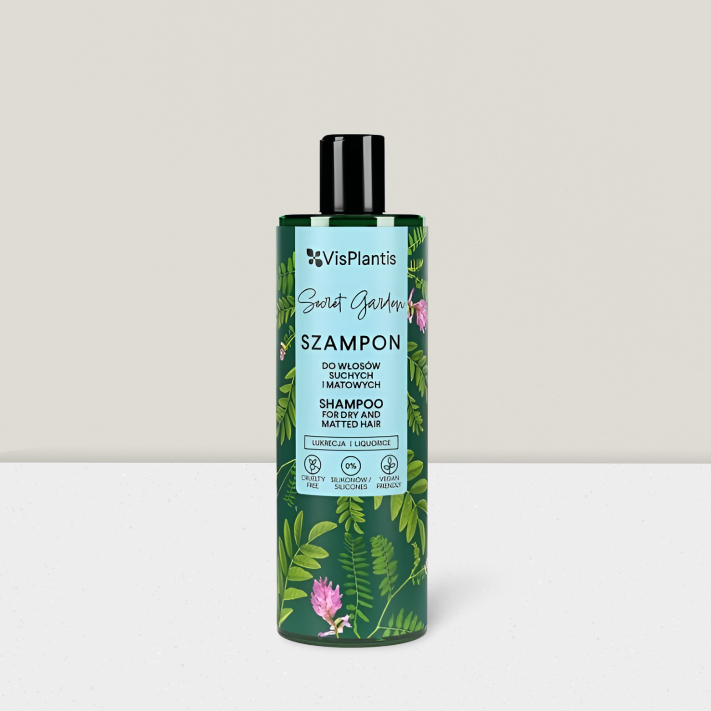 Vis Plantis Secret Garden - Szampon do Włosów Suchych i Matowych - Lukrecja - 400ml